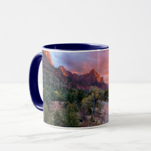 Caneca Pôr do sol sobre o vigia