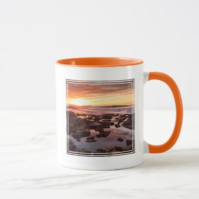 Caneca Pôr do Sol Sobre Piscinas de Maré (Direita)