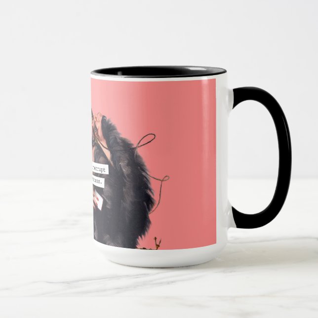 Caneca Por favor não interrompa meu Awesomeness (Direita)