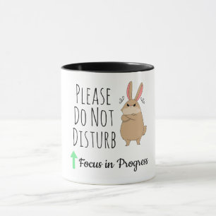 Caneca 'Por Favor Não Perturbe' para Colegas de Tr