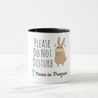 Caneca 'Por Favor Não Perturbe' para Colegas de Tr