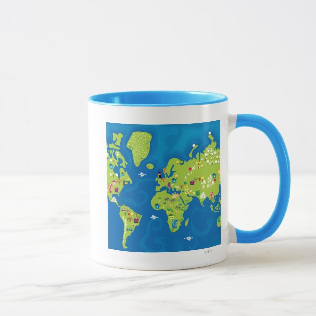 Caneca Por todo o mundo (Direita)