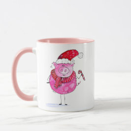 Caneca Porco de Natal Whimsso