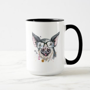 Caneca Porco na moda
