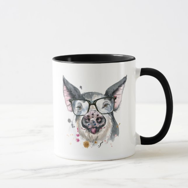 Caneca Porco na moda (Direita)