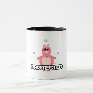 Caneca Porco rosa engraçado
