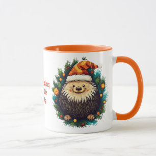 Caneca Porcupine Cachorro Papais noeis Leves Porcupine La