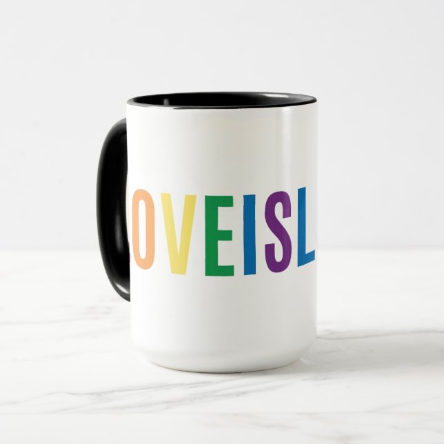 Caneca Porque o amor é amor (Frente Esquerda)
