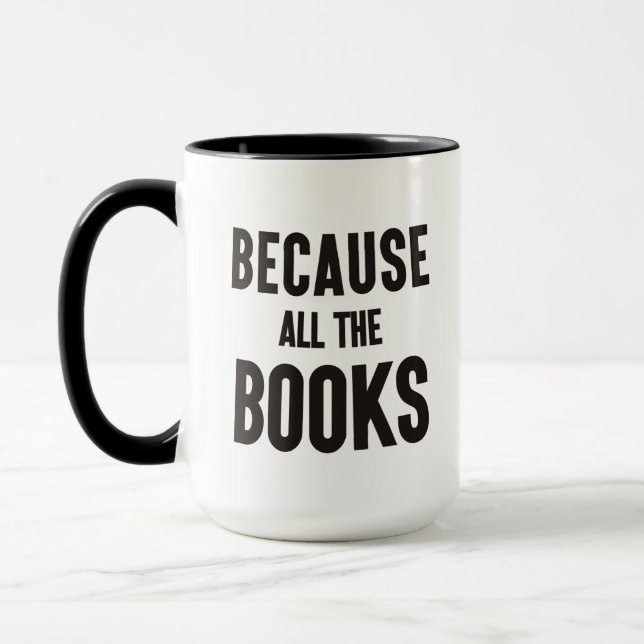 Caneca Porque Todos Os Livros (Esquerda)