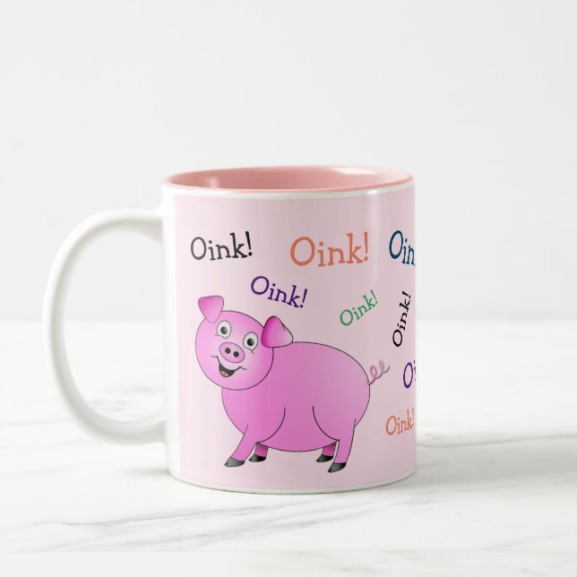 Caneca porquinho 'oink!' (Esquerda)