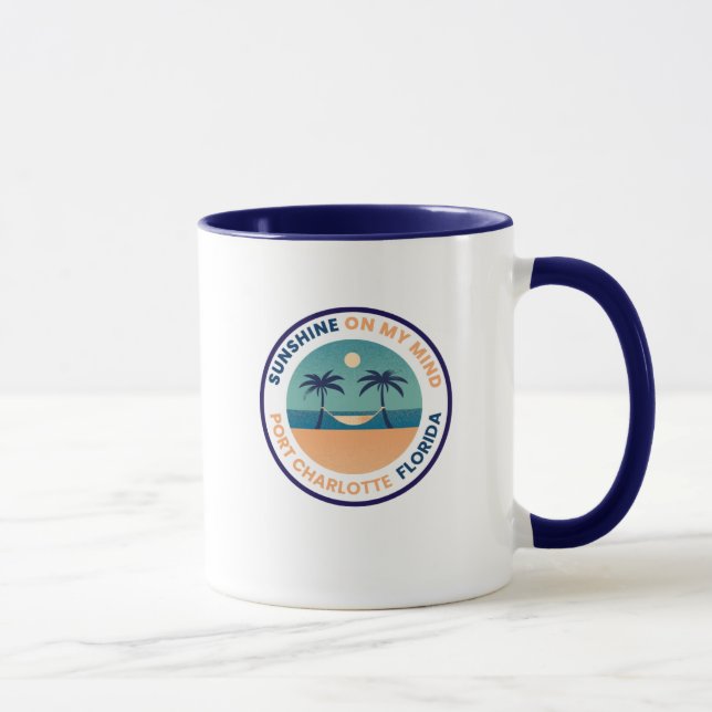Caneca Port Charlotte Florida Coffee Mug (Direita)