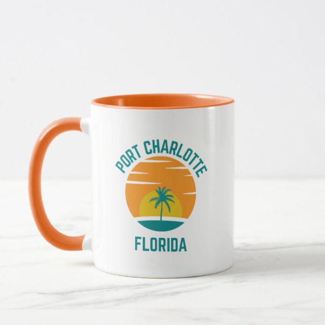 Caneca Port Charlotte Florida Coffee Mug (Esquerda)