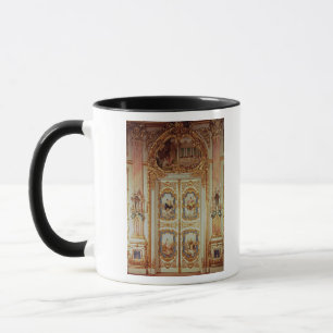 Caneca Porta da sala da porcelana