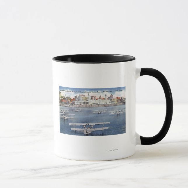 Caneca Portland Harbor View of the Public Market (Direita)