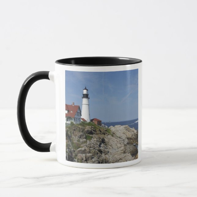 Caneca Portland Head Light, Cabo Elizabeth, Maine, (Esquerda)