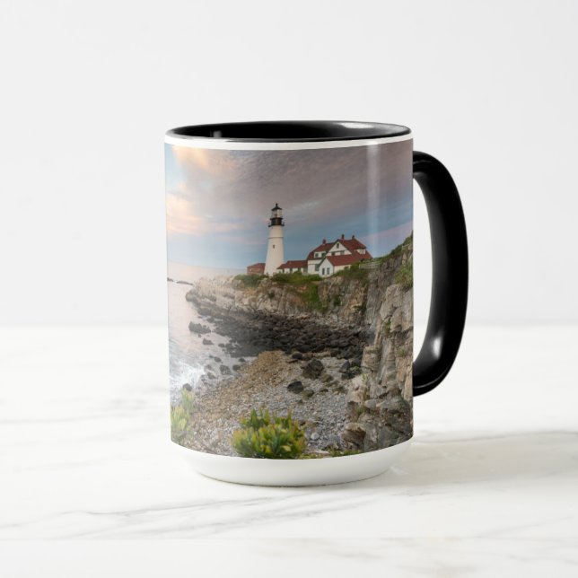 Caneca Portland Head Light | Cabo Elizabeth, ME (Frente Esquerda)