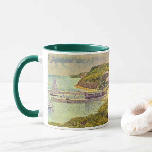 Caneca Porto de Port-en-Bessin, Maré Alta de Georges Seur (Com Donut)