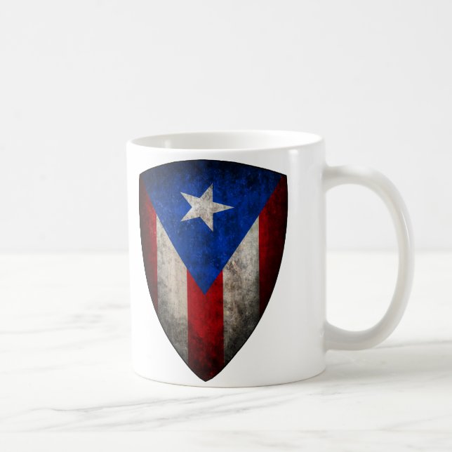 Caneca porto-riquenha da bandeira (Direita)
