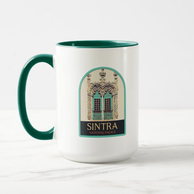 Caneca Portugal Sintra, janela típica (Esquerda)