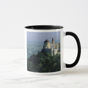 Caneca Portugal, Sintra, Palácio Pena, no topo Serra da