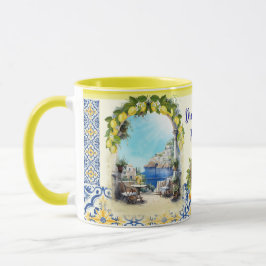 Caneca Positano Mug Dreaming de Positano Lemons Amalfi
