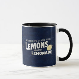 Caneca Positivity Power Lemonade Motivational Combo Coffe