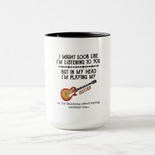 Caneca Posso parecer que estou te ouvindo, mas na minha