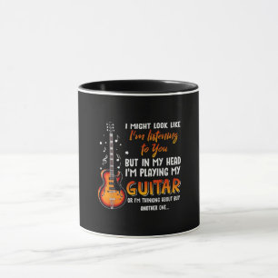 Caneca Posso parecer que estou te ouvindo, mas no meu