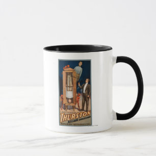 Caneca Poster da mágica do sucessor de Thurston Kellar