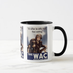 Caneca Poster de recrutamento de WAC