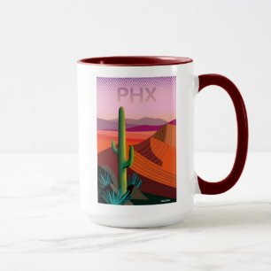 Caneca Poster de viagens da arizona   de Phoenix