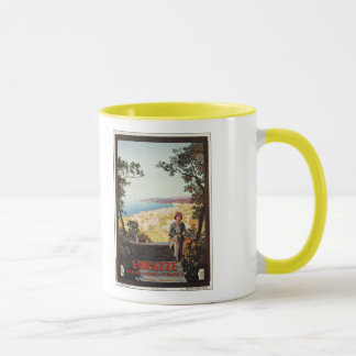 Caneca Poster de viagens do italiano de Varazze da idade