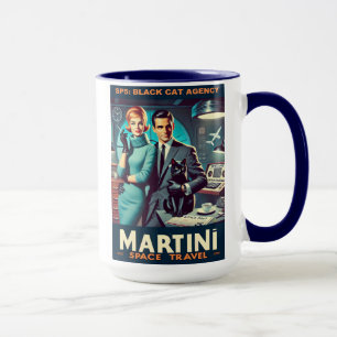 Caneca Poster de viagens Espacial Martini SP5: Agência de