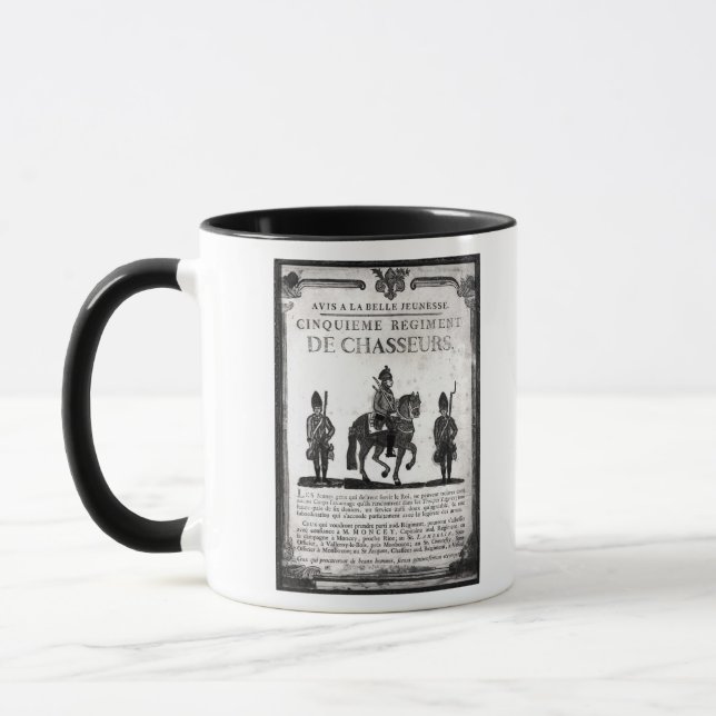 Caneca Poster do recrutamento para o quinto regimento (Esquerda)