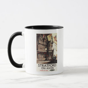Caneca Poster do trilho da casa da pensão e do Harvard d
