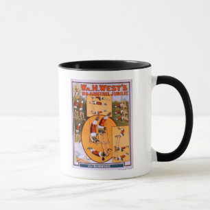 Caneca Poster grande de JubileeGymnasts do Minstrel do