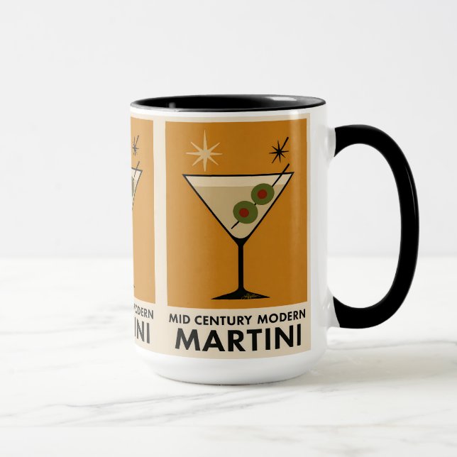 Caneca Poster Style Mid Century Modern Martini (Direita)