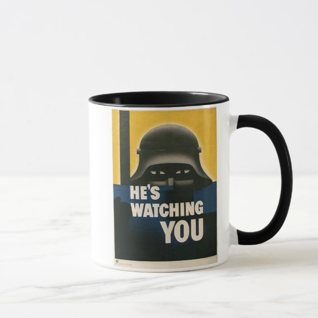 Caneca Poster vintage Mug WII (Direita)