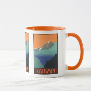 Caneca Posteres de viagens da Índia (Caxemira) - escolha 