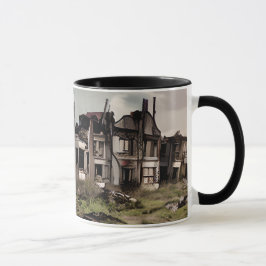 Caneca Posto de Edifícios Abandonados Apocalypse