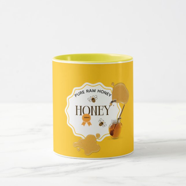 Caneca Pote de Mel Abelha Mel Colmeia Apiário (Centro)