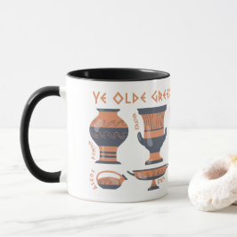 Caneca Potência grega antiga: tipos de embarcações