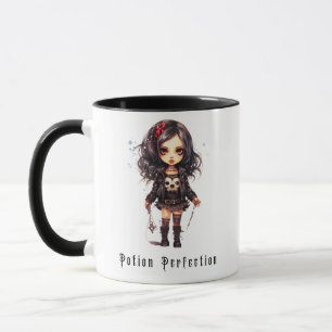 Caneca Potion Perfection Gthic Girl Halloween Mug