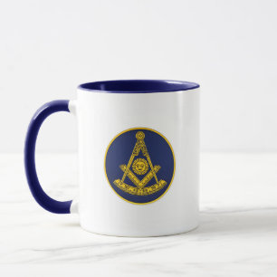 Caneca Praça Mestra Freemason e Masonic Compass