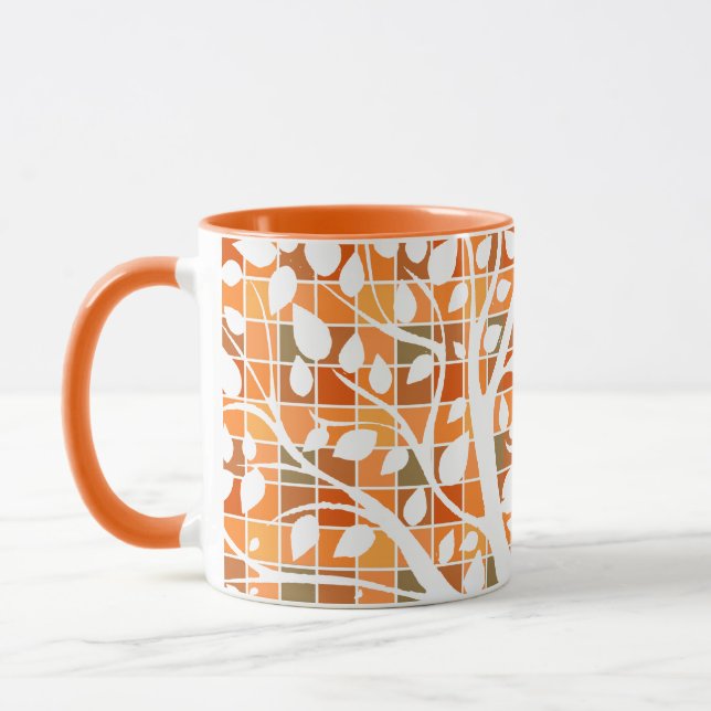 Caneca Praças de outono e folhas (Esquerda)