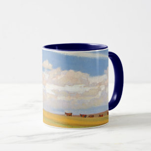 Caneca Pradaria Depois da Tempestade por Maynard Dixon, A