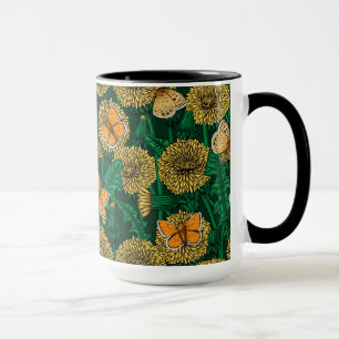 Caneca Prado de Dandelion em verde escuro
