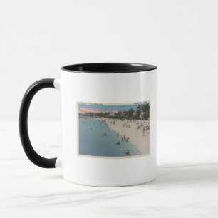 Caneca Praia Colonial, VA - Cena de Nadação e Banho do So
