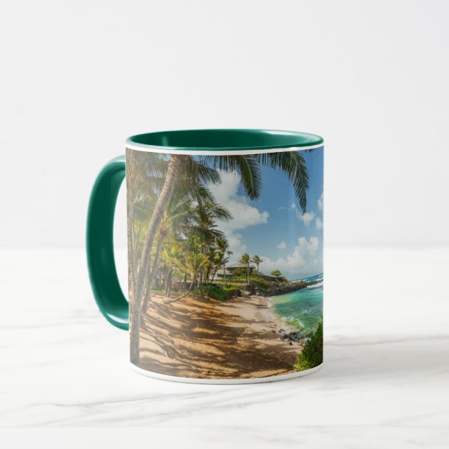 Caneca Praia de Kuau Cove | Maui, Havaí (Frente Esquerda)