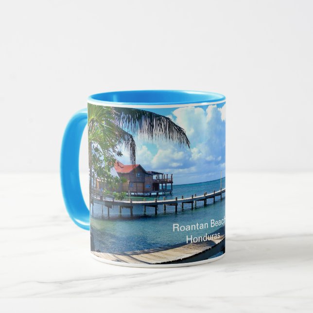Caneca Praia de Roatán, Honduras (Frente Esquerda)